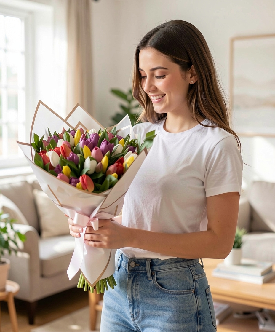 Ramo Buchon 30 tulipanes - Imagen 2